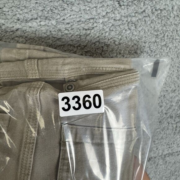 Duluth Trading Pants Mens 32x30 Beige Flex Fire Hose Chino Heavy Duty Stretch - Picture 12 of 12